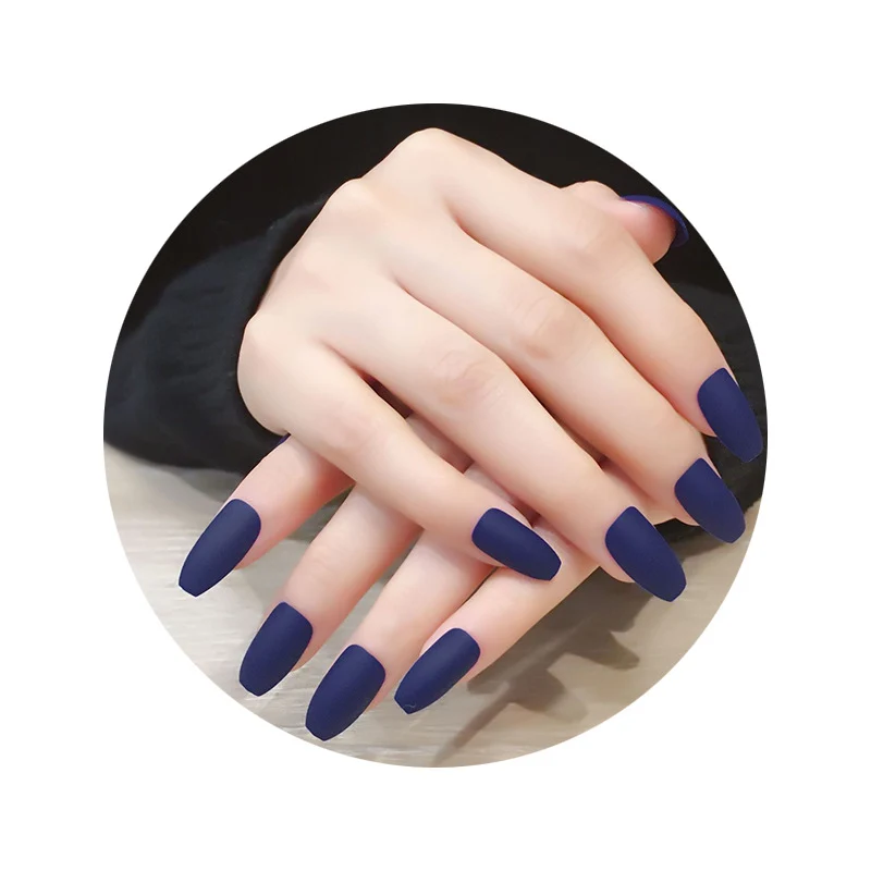 Elegante matte Finish Künstliche Nägel Kollektion