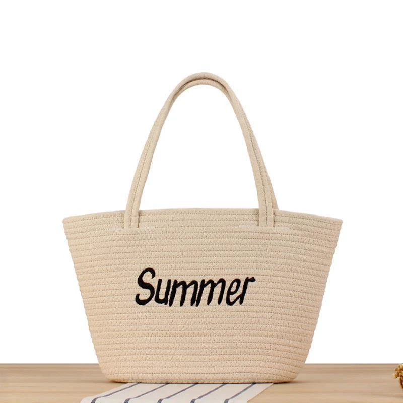 Strandtasche im modernen Korbflecht-Design Skanto