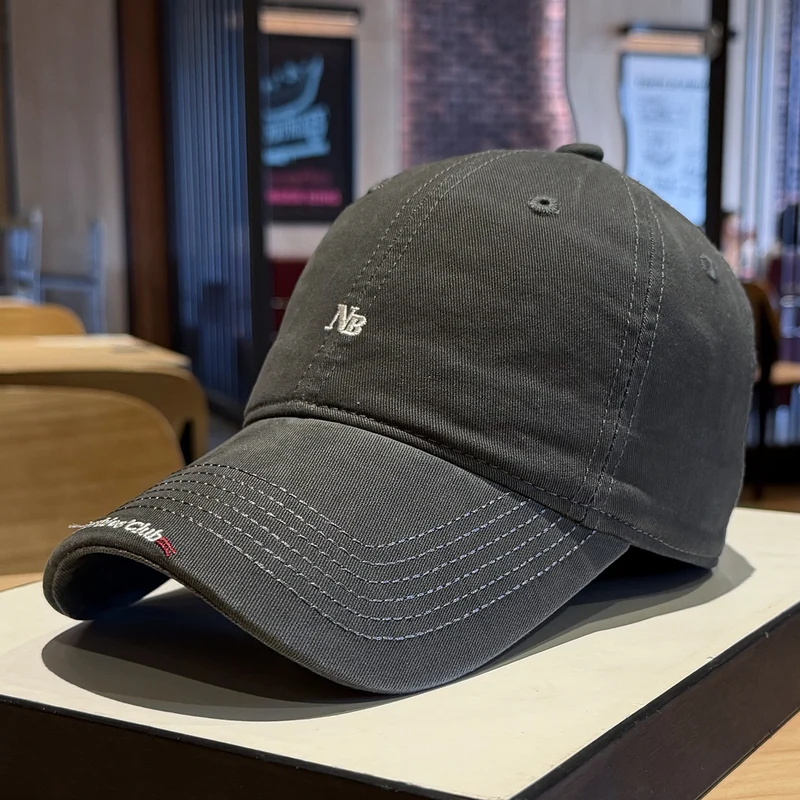 Herren lässige, verstellbare Baseballkappe im Used-Look Skanto