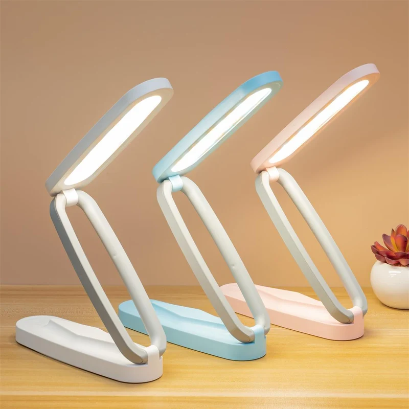 Faltbare LED-Schreibtischlampe mit Farbwahl