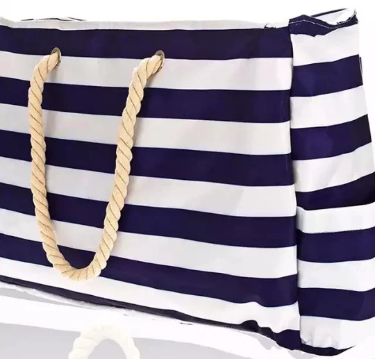 Robuste Strandtasche mit extra großem Stauraum und praktischen Seitentaschen Skanto