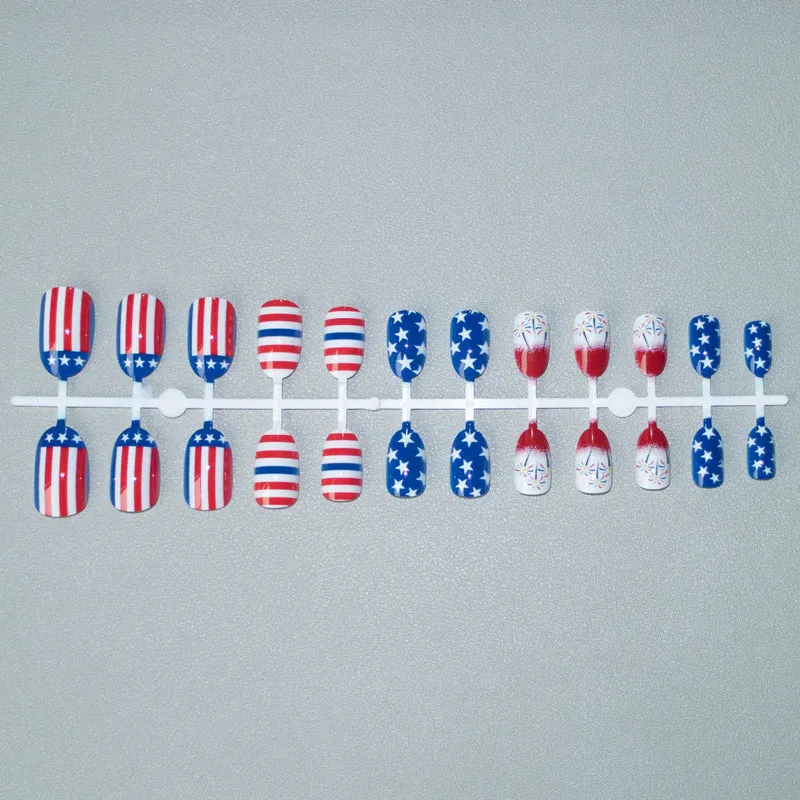 Patriotische Nail Art