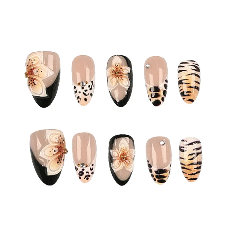 Dekoratives Press-On-Nagelspitzen-Set