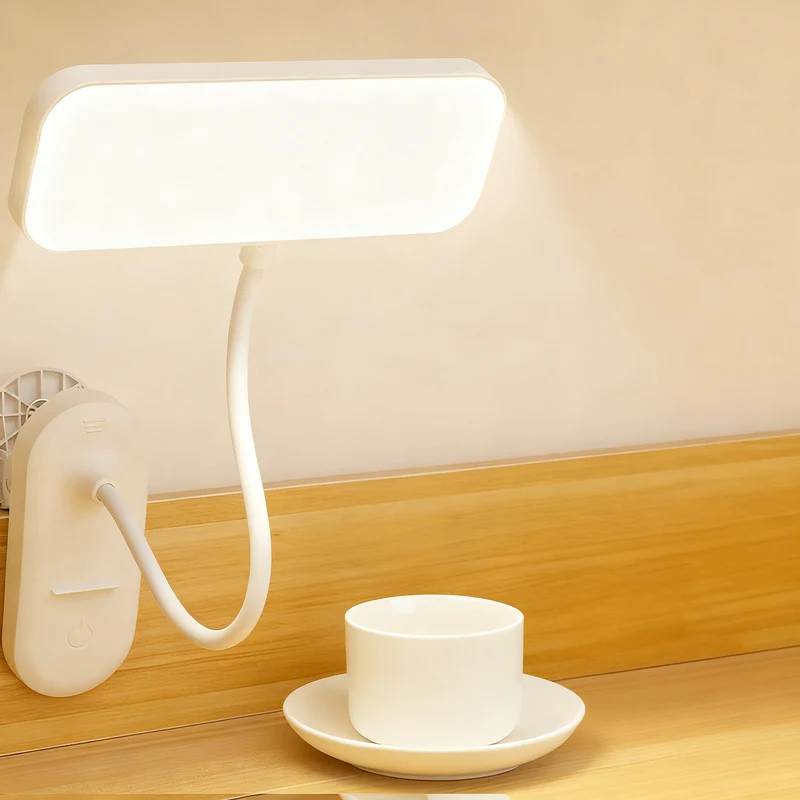 LED-Klemmleuchte für Schreibtisch und Bett