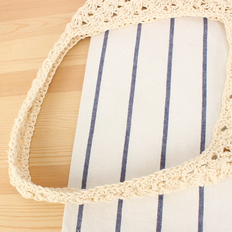 Moderne Mesh-Einkaufstasche mit elegantem Kordelzug Skanto