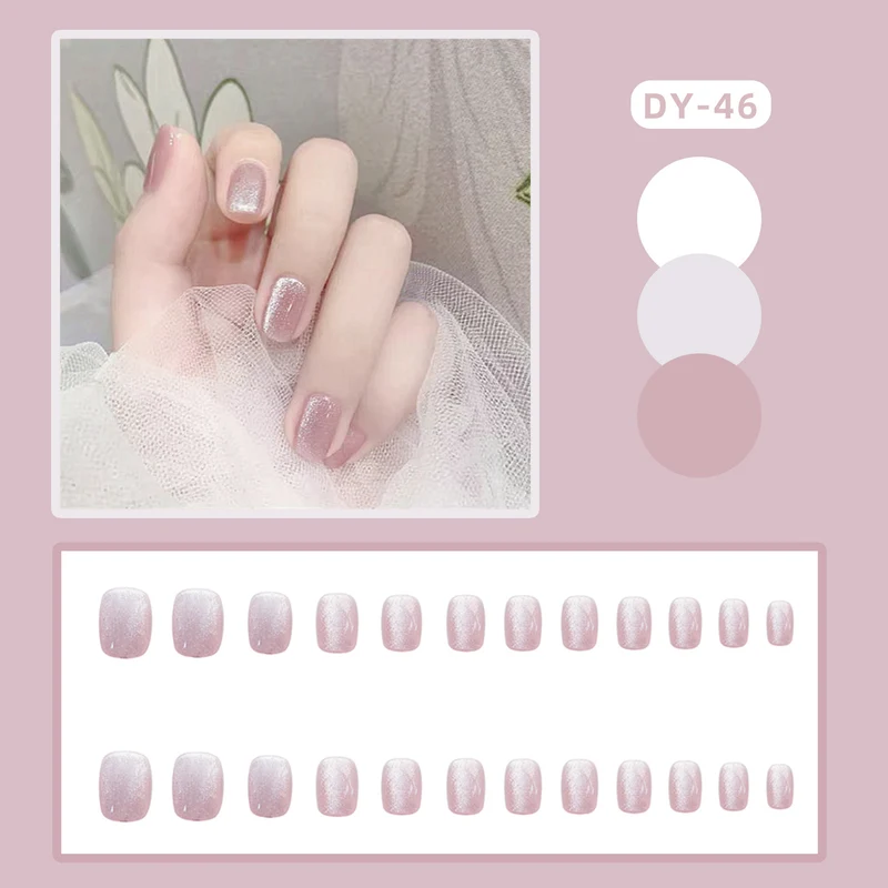 Elegantes Glitzerndes Press-On-Nagelset