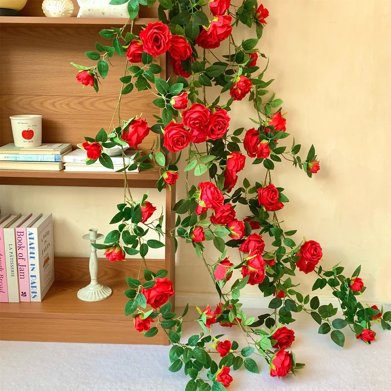 Künstliche Blumen Wand Girlande