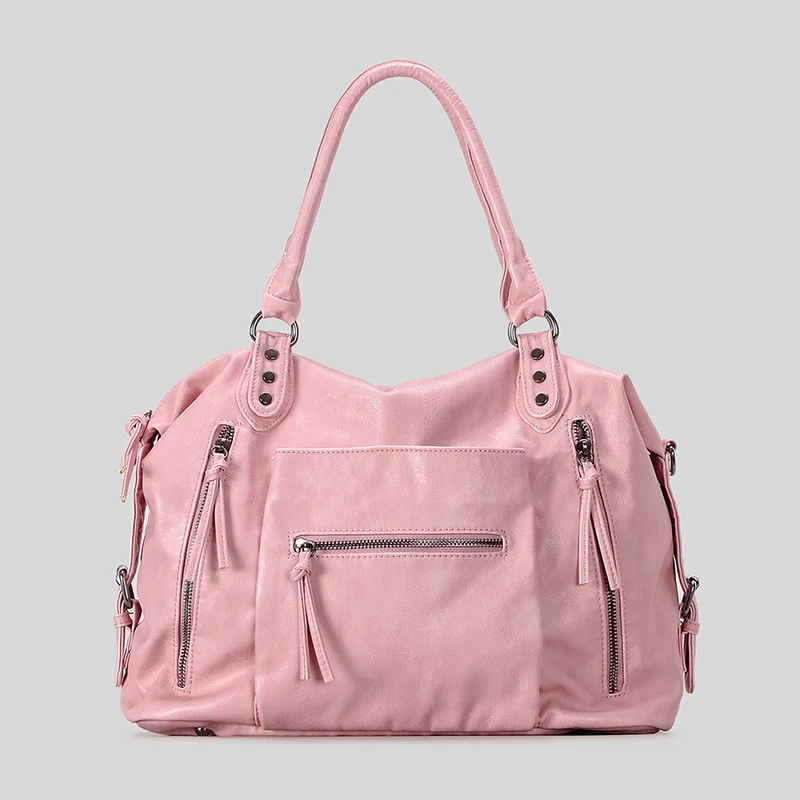 Luxuriöse Leder Hobo Tasche