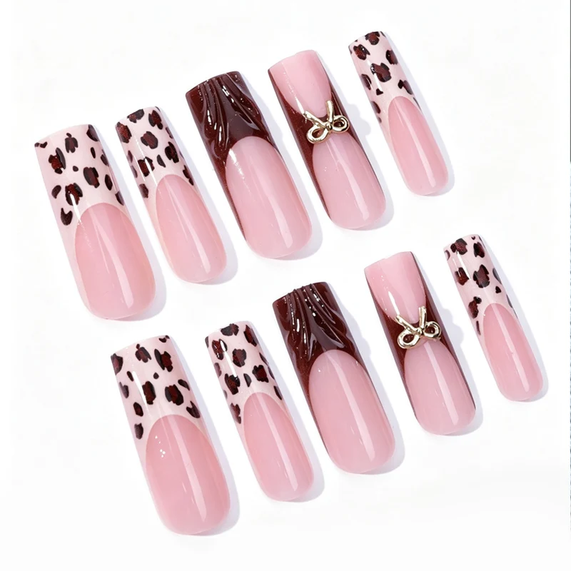 Trendige Lange Press-On-Nagelspitzen Brehn