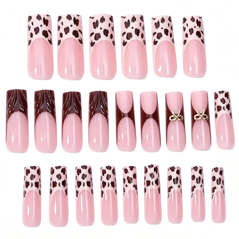 Trendige Lange Press-On-Nagelspitzen Brehn