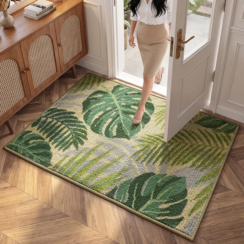 Tropisches Blattdesign Teppich