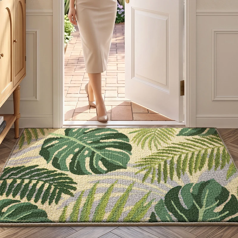 Tropisches Blattdesign Teppich