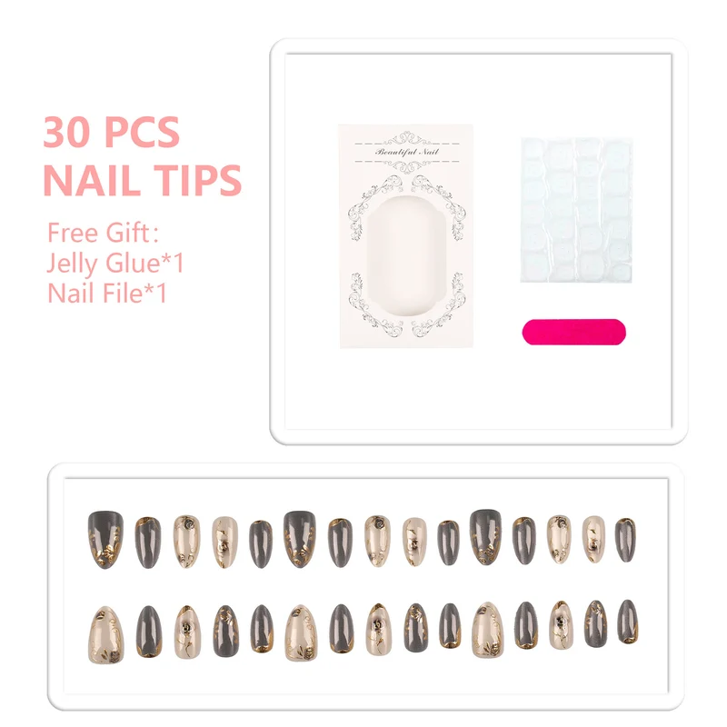 Chic Artisanal Press-On Nagelset