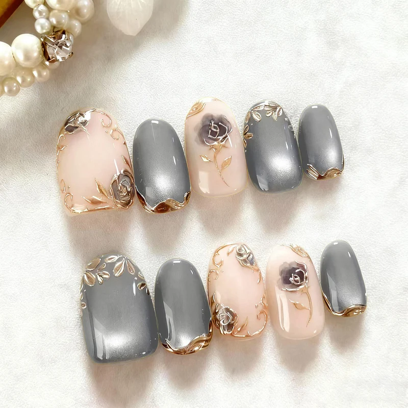 Chic Artisanal Press-On Nagelset