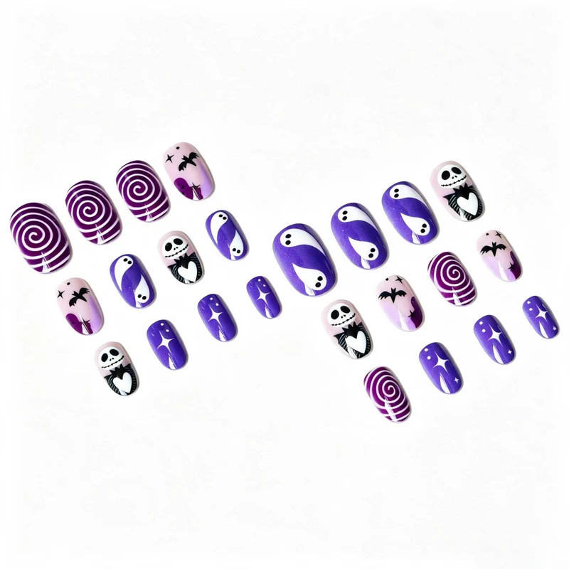Halloween-inspiriertes Nagelkunst-Set