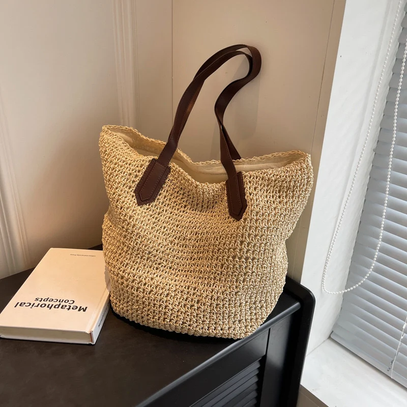 Vielseitige geflochtene Strandtasche Skanto