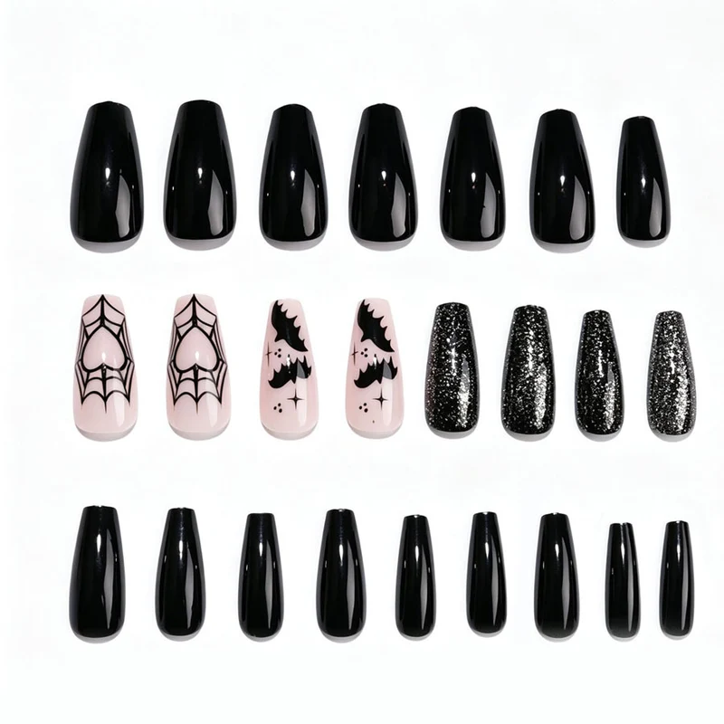 Halloween-Themen Press-On Nagelset Brehn
