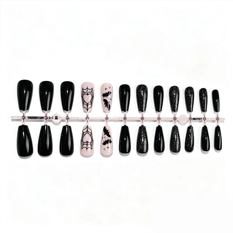 Halloween-Themen Press-On Nagelset Brehn
