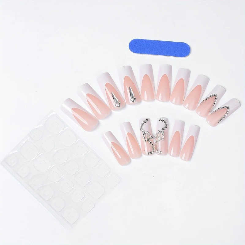 Glamourös 3D Blumennagelkunstset Brehn