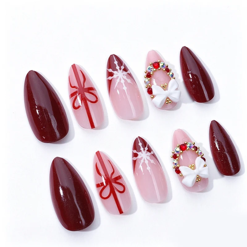 Festliches Urlaubsthema Druck-Nagelset Brehn