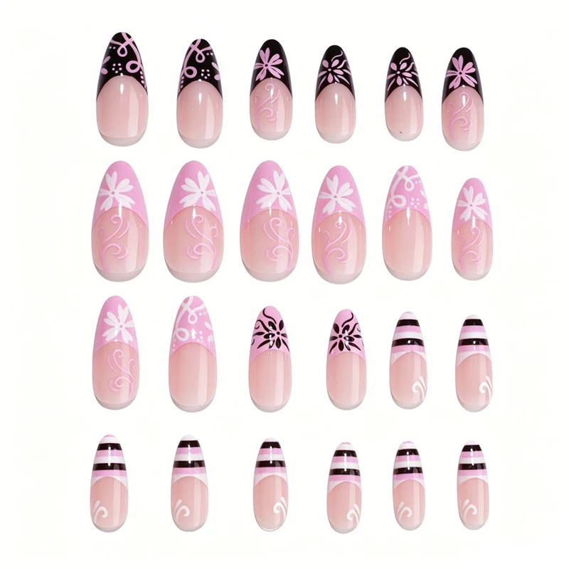 Elegantes Stiletto Nagelkunst Set Brehn
