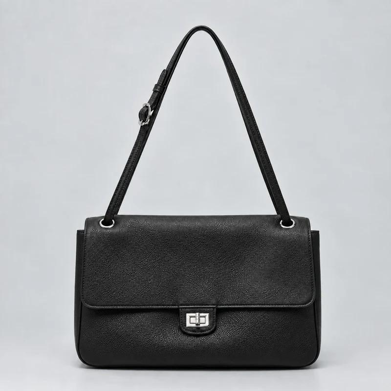 Elegante Leder Schulterhandtasche