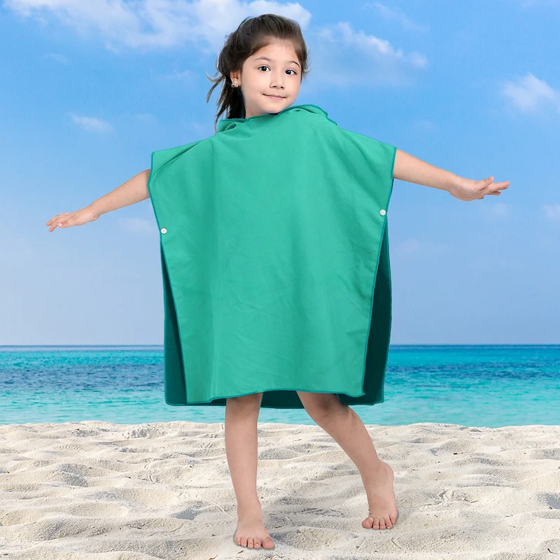Mädchen Schwimm-Poncho Skanto