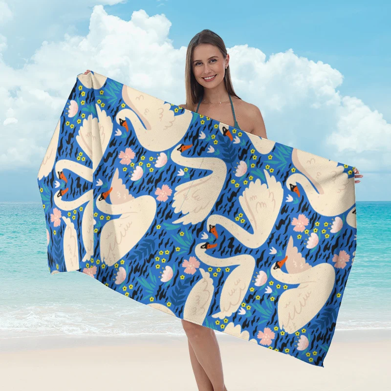 Strandtuch mit tropischem Palmenblatt-Design Skanto