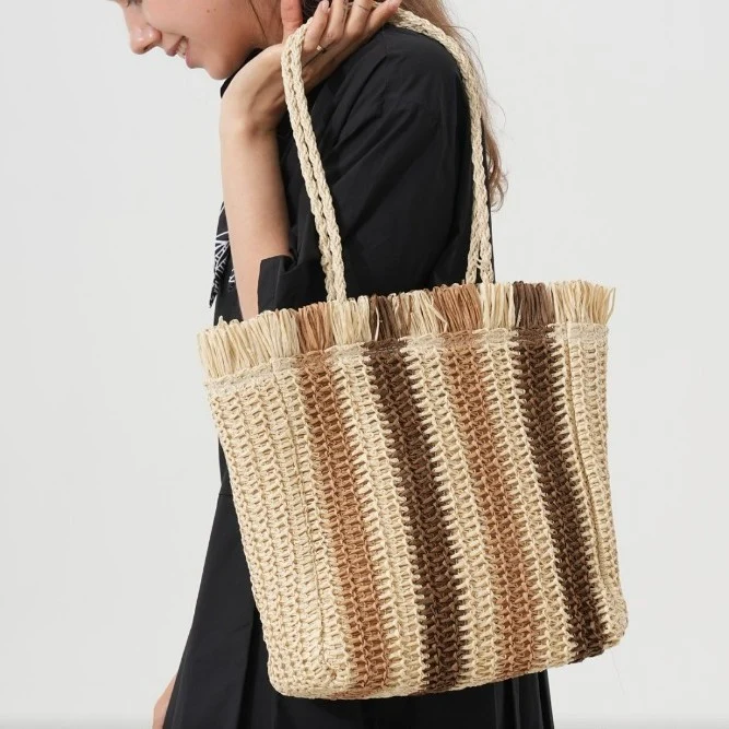 Strandtasche mit begehrtem Fransen-Design Skanto