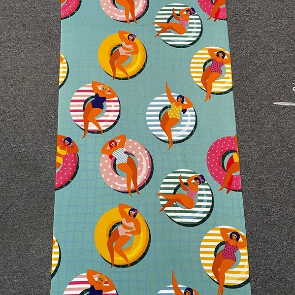 Strandtuch mit tropischem Flamingo-Design Skanto