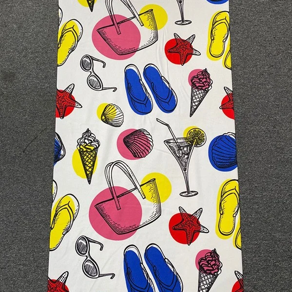 Strandtuch mit tropischem Flamingo-Design Skanto
