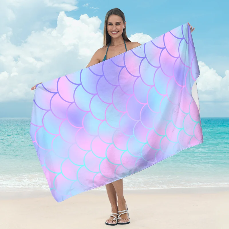Strandtuch mit tropischem Blattdesign Skanto