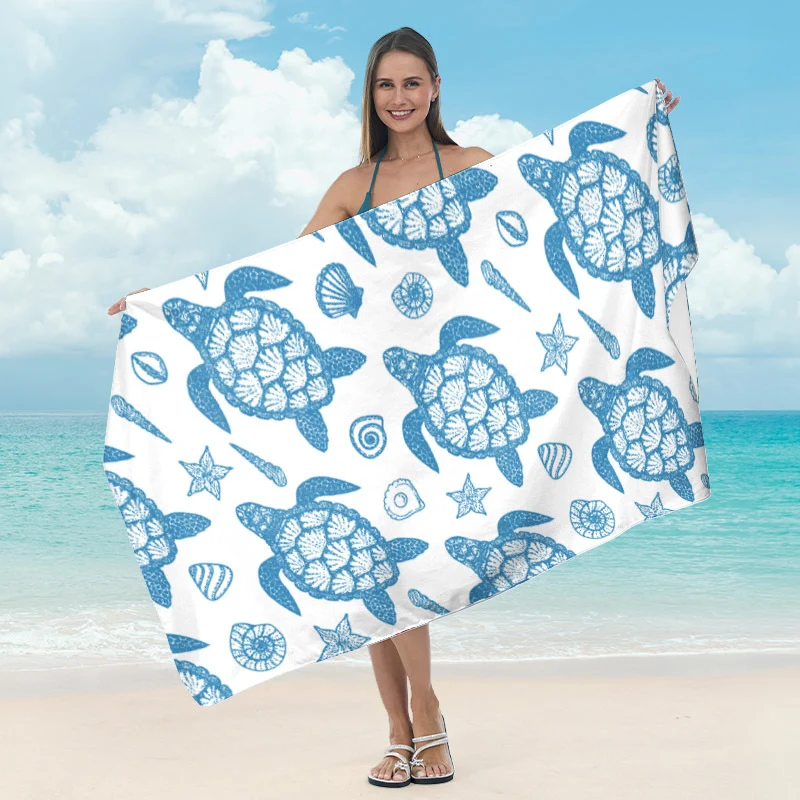 Strandtuch mit tropischem Blattdesign Skanto