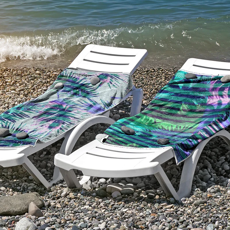 Strandtuch aus hautfreundlicher Mikrofaser mit kreativem Mustermix Skanto