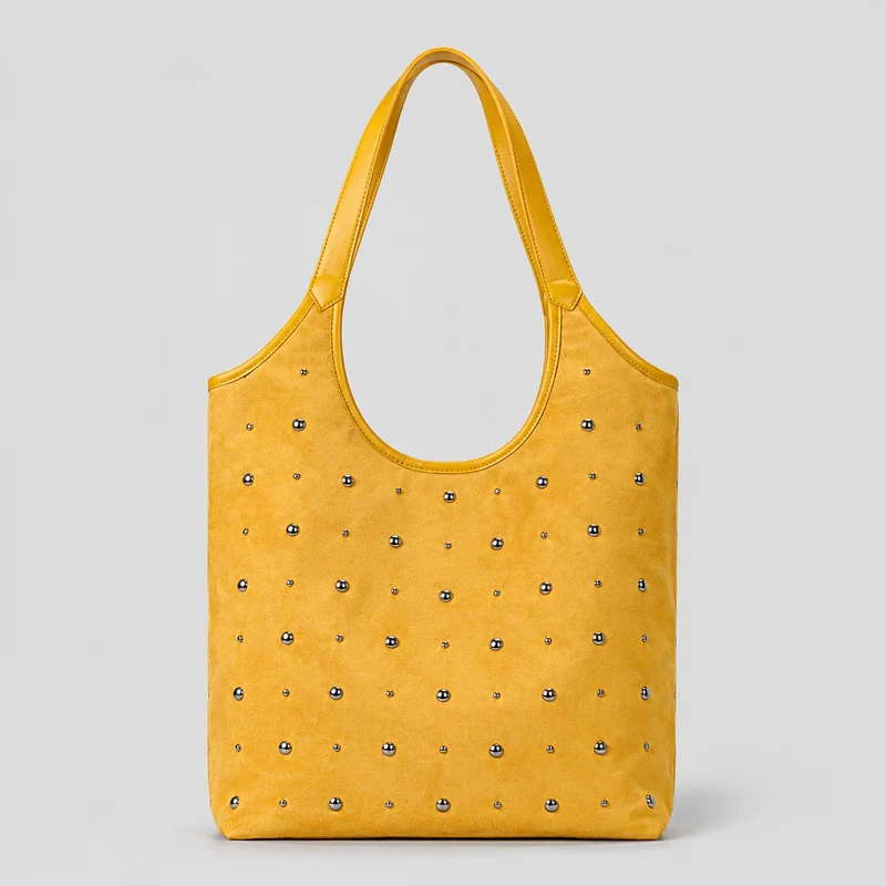 Elegante Wildleder Schultertasche