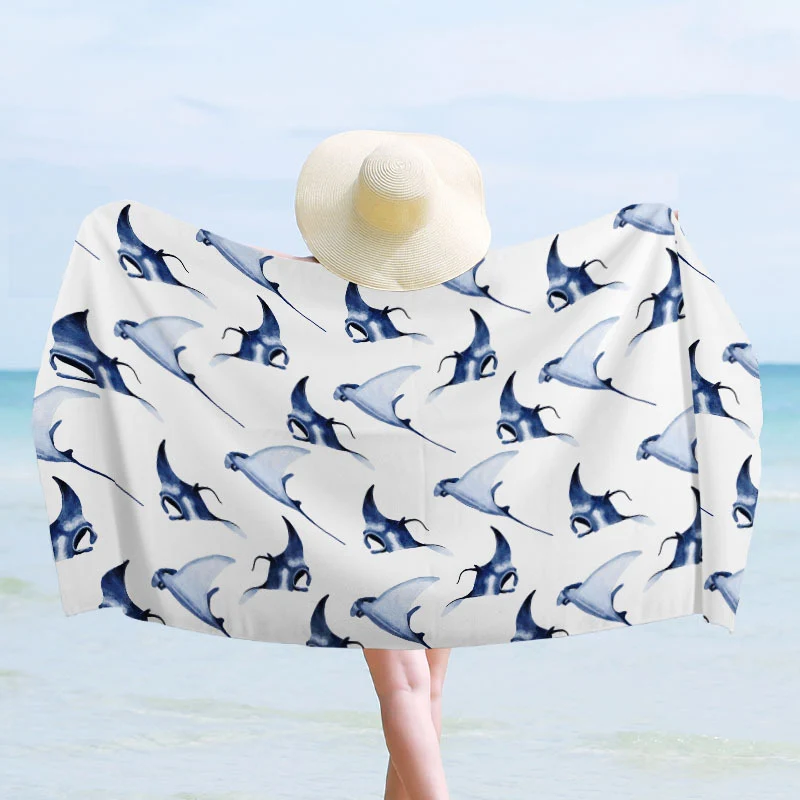 Strandtuch mit maritimem Design Skanto