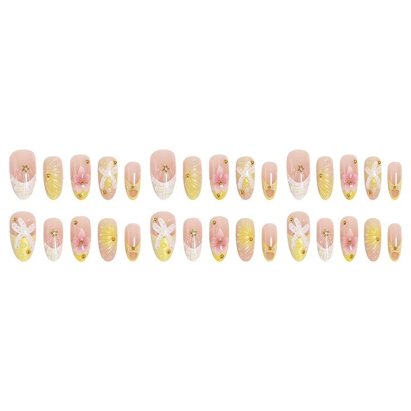 Dekorativer Press-On Nagelset Brehn