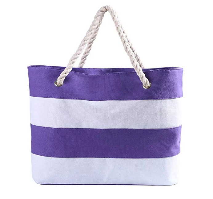 Geräumige Strandtasche im maritimen Look Skanto