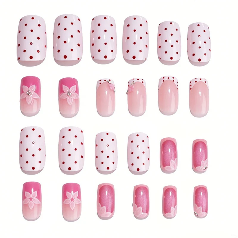 Dekorativer Press-On Nagelkunst-Kit Brehn