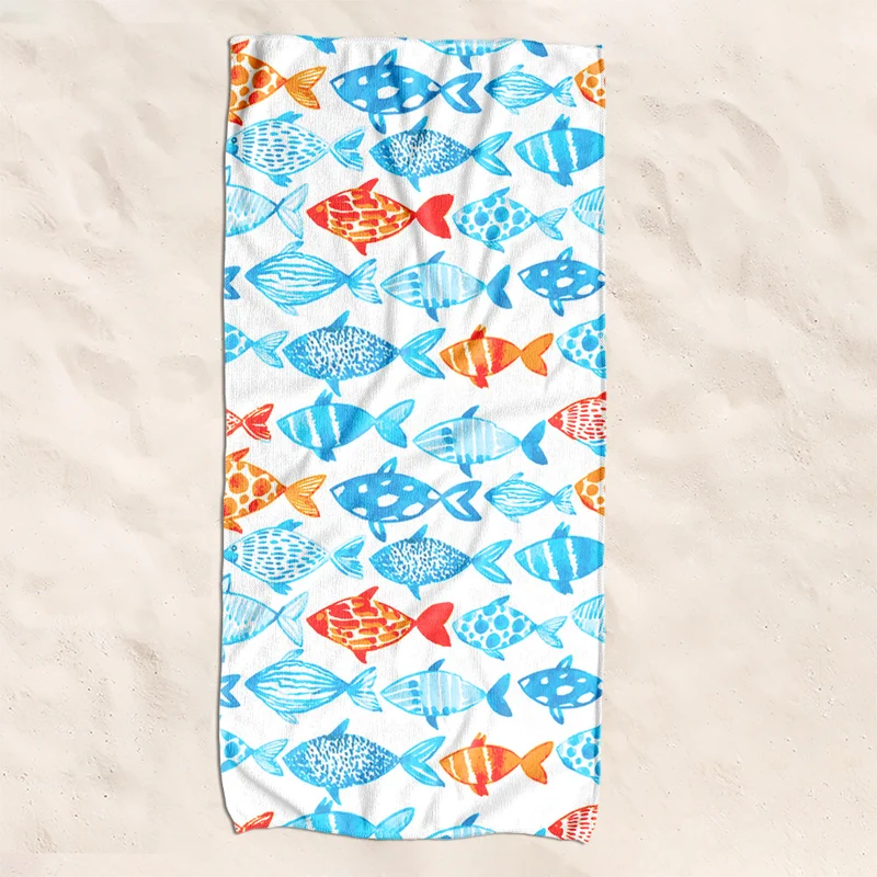 Strandtuch mit kreativem Schildkröten-Muster Skanto
