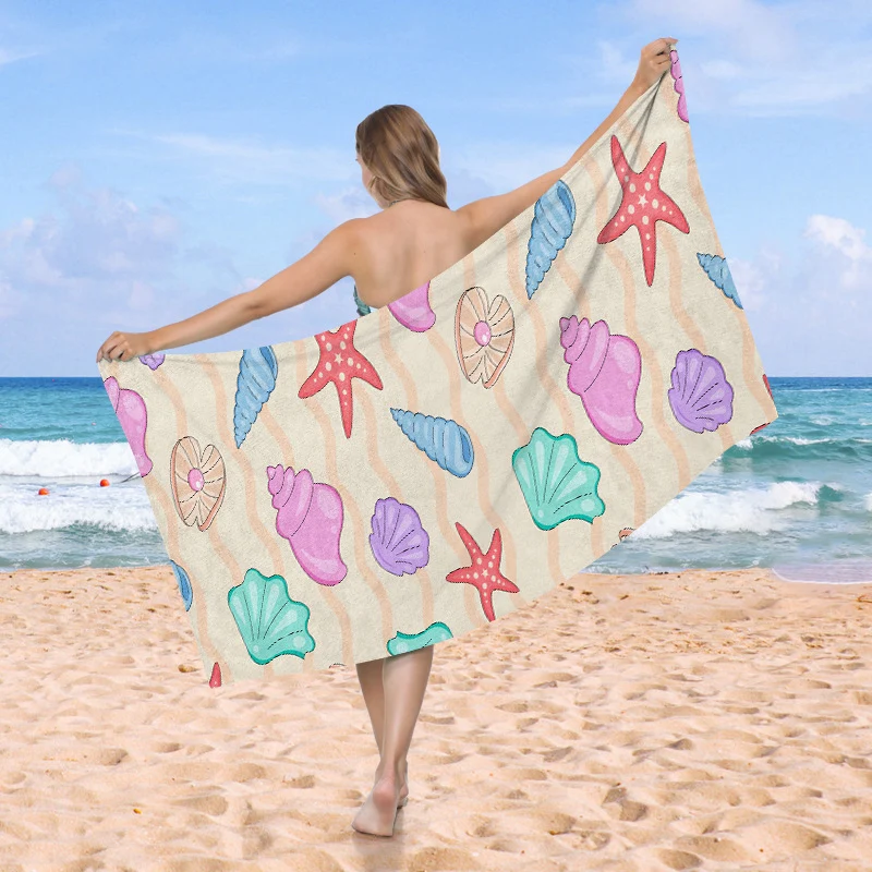 Strandtuch mit kreativem Schildkröten-Motiv Skanto