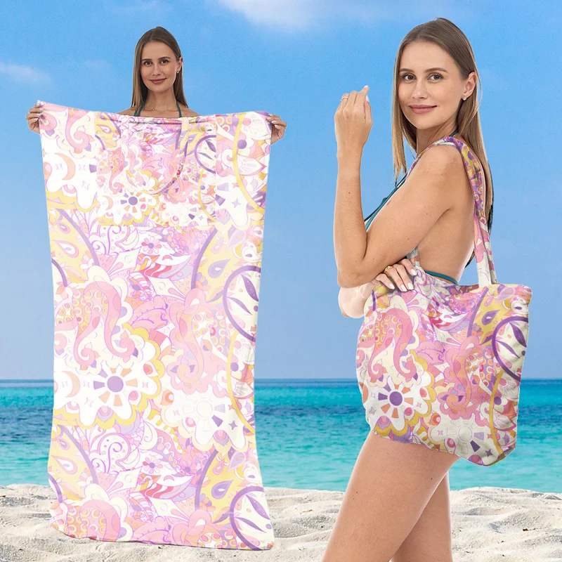 Strandtuch mit kreativem Meeresschildkröten-Muster Skanto
