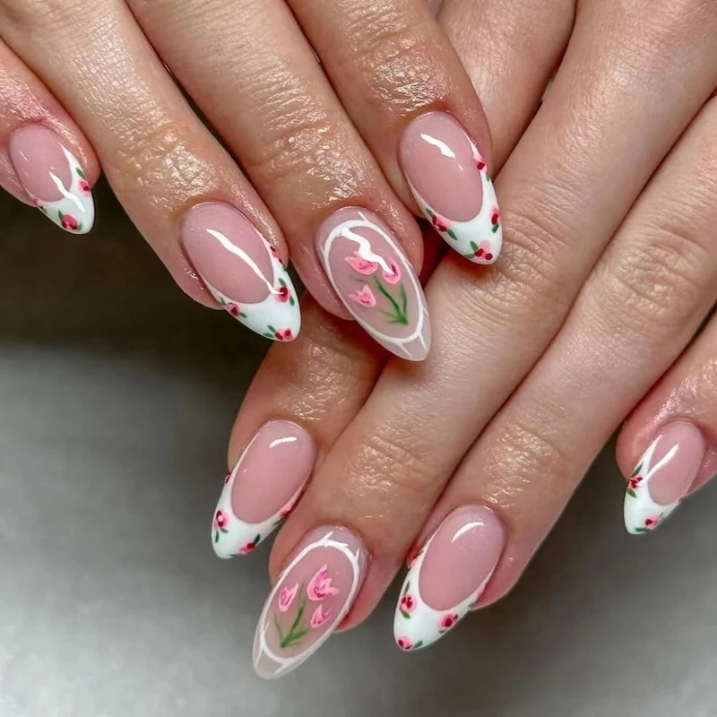 Dekoratives Press-On-Nagelset 1790738838