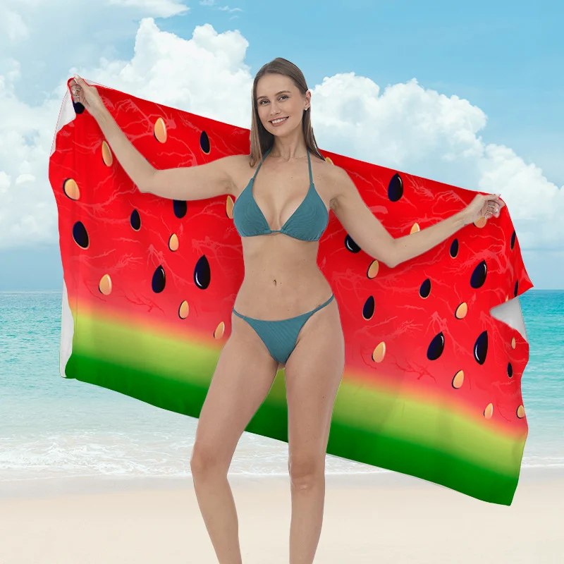 Strandtuch mit hellem Frucht-Motiv Skanto