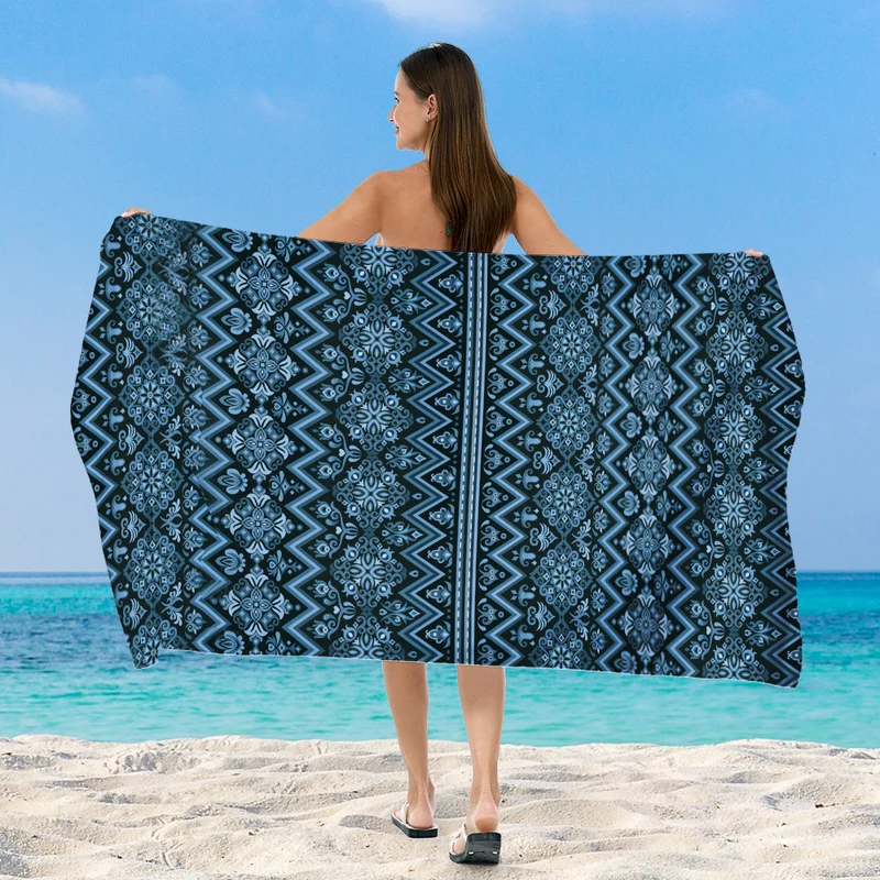 Strandtuch mit exklusivem geometrischem Muster Skanto