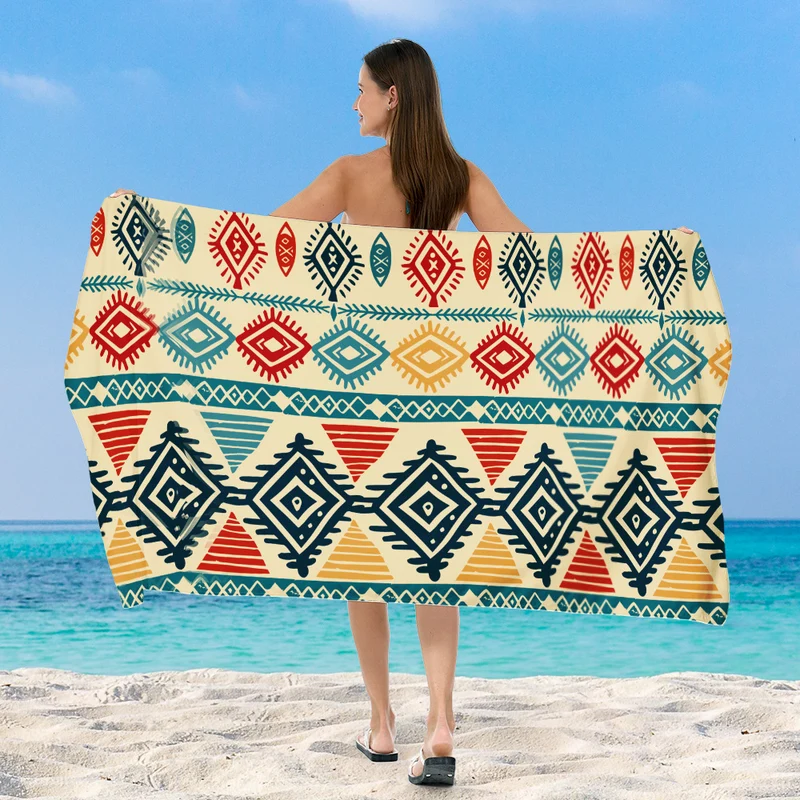 Strandtuch mit exklusivem geometrischem Muster Skanto