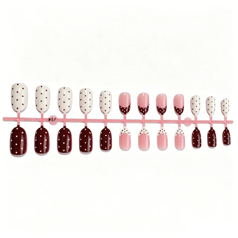 Chic Polka Dot Nagelkunst Set Brehn