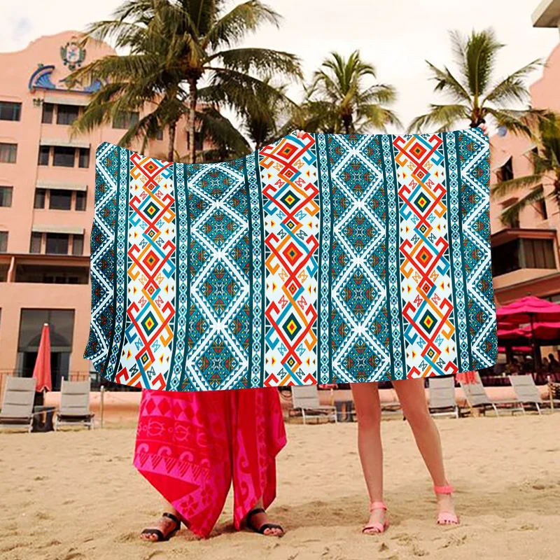 Stranddecke mit kreativem Kunst-Design Skanto