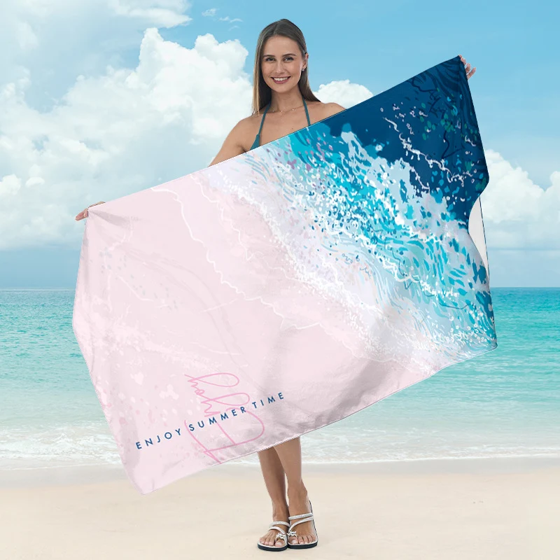 Strandtuch mit künstlerischem Mandala-Design Skanto
