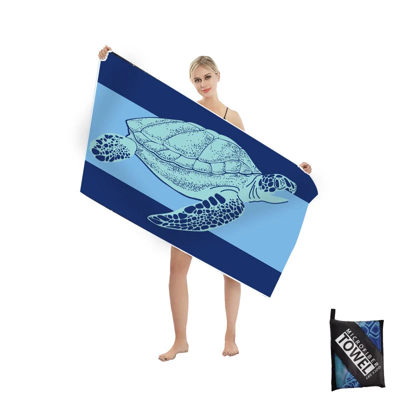Strandtuch mit künstlerischem Mandala-Design Skanto